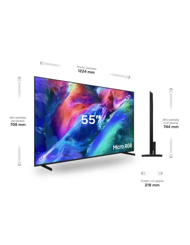 Samsung TV 55" 4K Micro RGB R85H Vision AI Smart TV (2026)