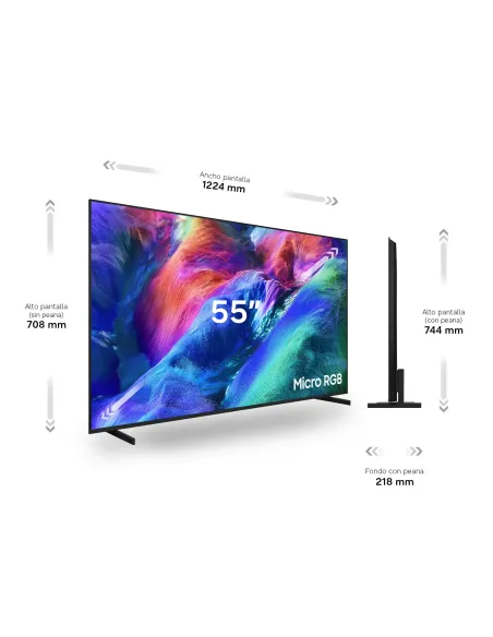 Samsung TV 55" 4K Micro RGB R85H Vision AI Smart TV (2026)