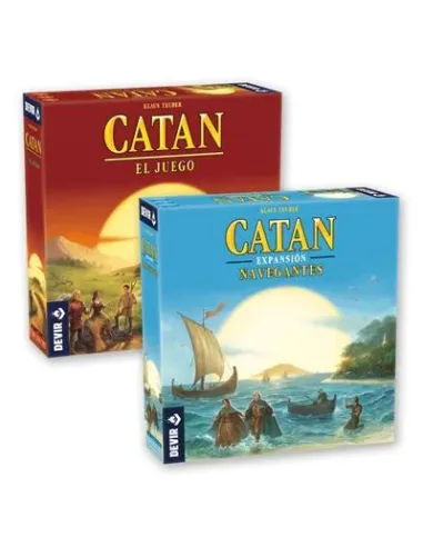 Kit juegos de mesa catán + expansion catán navegantes