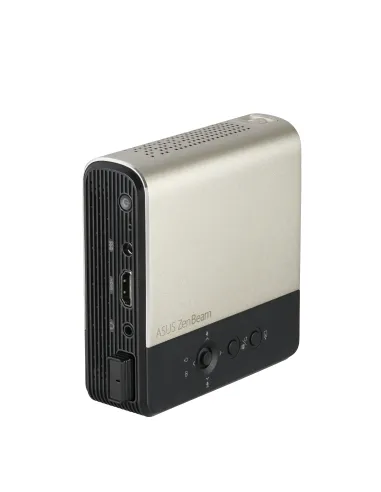 ASUS ZenBeam E2 videoproyector Proyector de alcance estándar 300 lúmenes ANSI DLP WVGA (854x480) Negro, Oro
