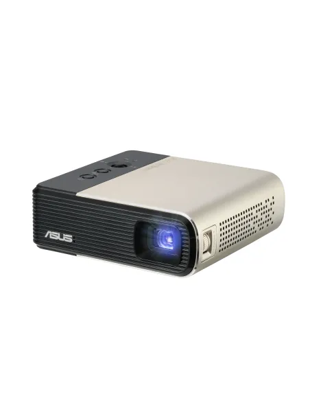 ASUS ZenBeam E2 videoproyector Proyector de alcance estándar 300 lúmenes ANSI DLP WVGA (854x480) Negro, Oro