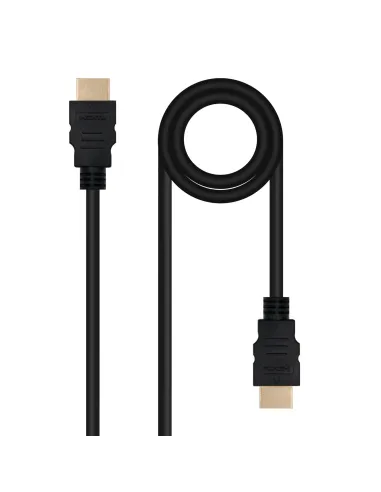 Nanocable Cable HDMI V2.0 4K@60Hz 18Gbps A M-A M, 0.5 m, Negro