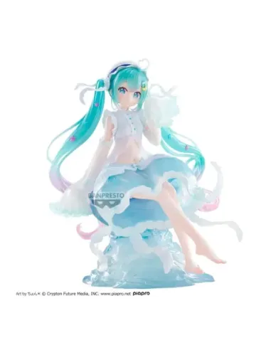 Figura banpresto hatsune miku banpresto evolve clearluxe jellyfish 20cm