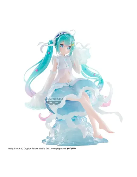 Figura banpresto hatsune miku banpresto evolve clearluxe jellyfish 20cm