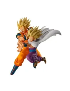 Figura ichibansho dragon ball son goku & son gohan (spectacle battle) 18cm