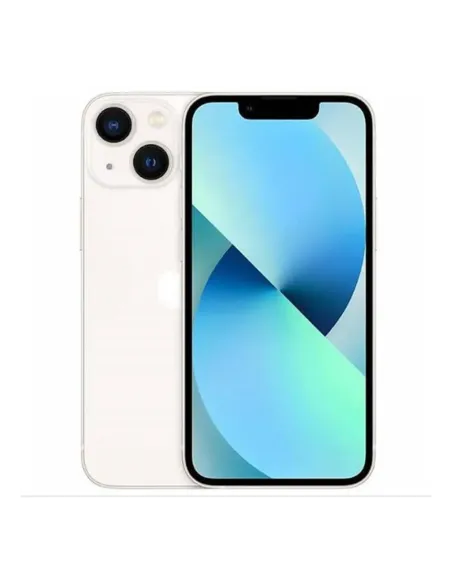 Telefono movil smartphone apple iphone 13 mini 5g - 256gb - 5.4 pulgadas blanco acondicionado