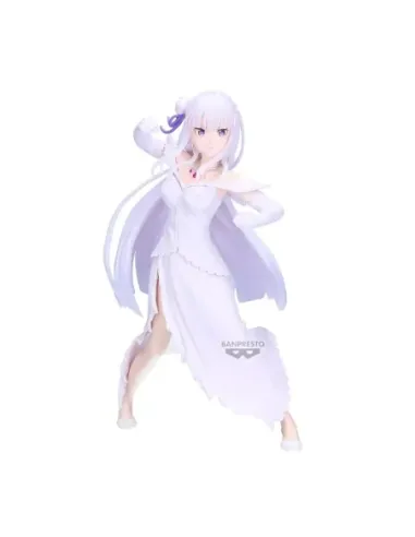 Figura banpresto re:zero starting life in another world espresto excite motions emilia 22cm