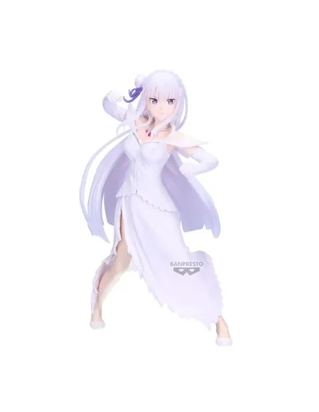 Figura banpresto re:zero starting life in another world espresto excite motions emilia 22cm