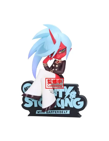 Figura banpresto new panty & stocking with garterbelt monitor top figz kneesocks 12cm