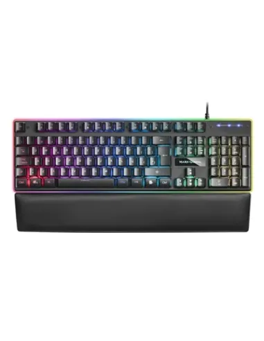 Mars Gaming MK320ES Teclado Gaming H-Mech 13 Modos RGB y Halo Reposamuñecas Acolchado Antighosting Idioma Español