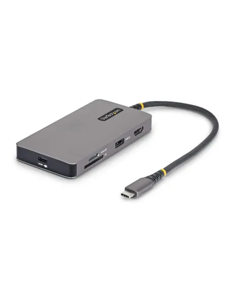 StarTech.com Adaptador Multipuertos USB-C - Mini Dock Tipo C para Portátiles Dell, HP y Lenovo - HDMI 4K 60Hz - PD 140W - Hub