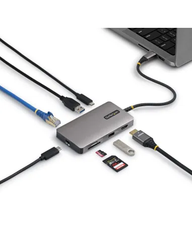 StarTech.com Adaptador Multipuertos USB-C - Mini Dock Tipo C para Portátiles Dell, HP y Lenovo - HDMI 4K 60Hz - PD 140W - Hub