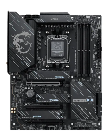 MSI X870E GAMING PLUS WIFI placa base AMD X870E Zócalo AM5 ATX