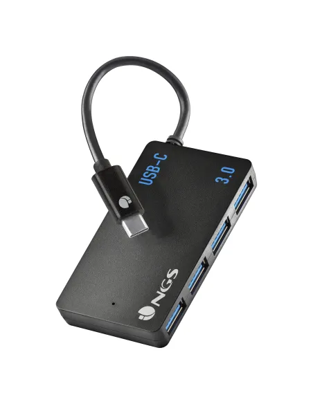 NGS WONDER IHUB4 USB 3.2 Gen 1 (3.1 Gen 1) Type-A 480 Mbit s Negro