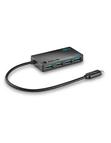 NGS WONDER IHUB4 USB 3.2 Gen 1 (3.1 Gen 1) Type-A 480 Mbit s Negro