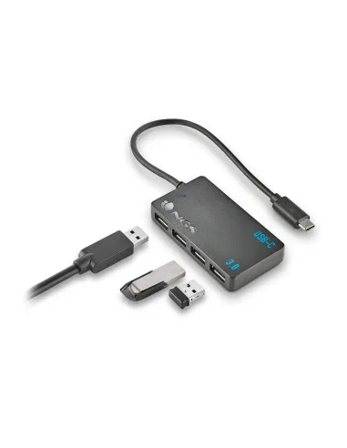 NGS WONDER IHUB4 USB 3.2 Gen 1 (3.1 Gen 1) Type-A 480 Mbit s Negro