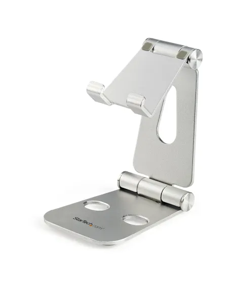 StarTech.com Base para Móvil y Tablet - Soporte Plegable Universal para Dispositivos Móviles - Base Plegable Ergonómica