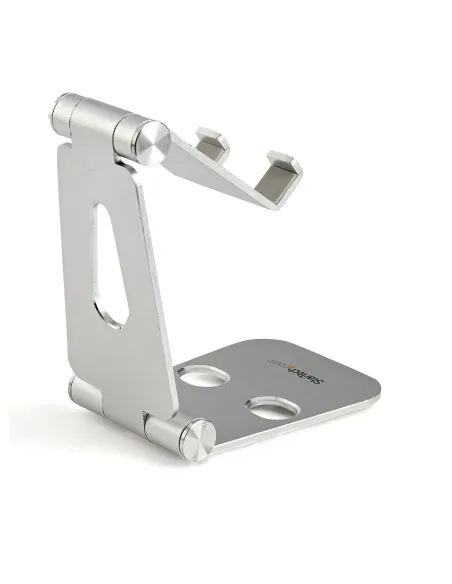 StarTech.com Base para Móvil y Tablet - Soporte Plegable Universal para Dispositivos Móviles - Base Plegable Ergonómica