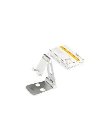 StarTech.com Base para Móvil y Tablet - Soporte Plegable Universal para Dispositivos Móviles - Base Plegable Ergonómica