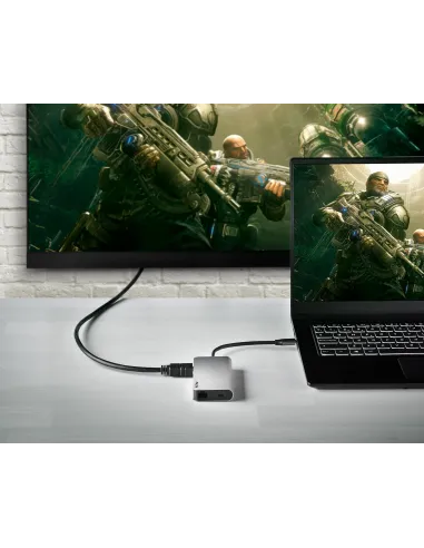 NGS WONDER DOCK 8 USB 2.0 Type-C Plata