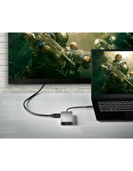 NGS WONDER DOCK 8 USB 2.0 Type-C Plata