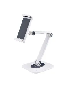 StarTech.com Soporte Ajustable de Sobremesa para Tablet - de Montaje en Pared - 1kg de Capacidad - Base Ergonómica Ajustable