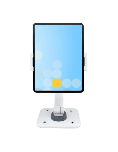 StarTech.com Soporte Ajustable de Sobremesa para Tablet - de Montaje en Pared - 1kg de Capacidad - Base Ergonómica Ajustable