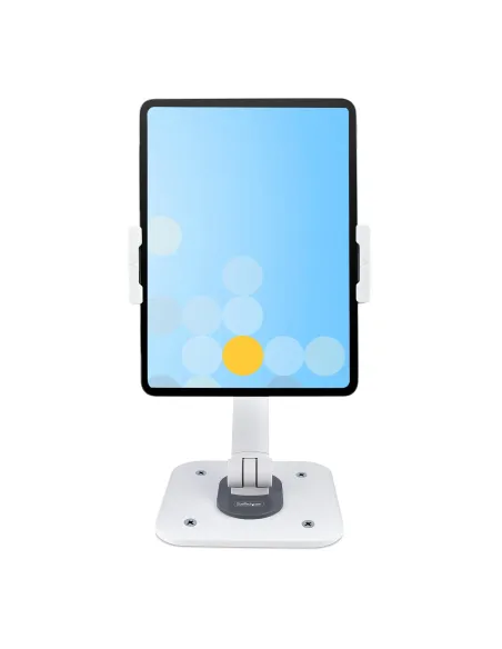 StarTech.com Soporte Ajustable de Sobremesa para Tablet - de Montaje en Pared - 1kg de Capacidad - Base Ergonómica Ajustable