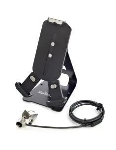 StarTech.com Soporte Seguro para Tablet con Cable de Seguridad con Candado K-Slot - Base para Tablets de 7,9 a 13 Pulgadas -