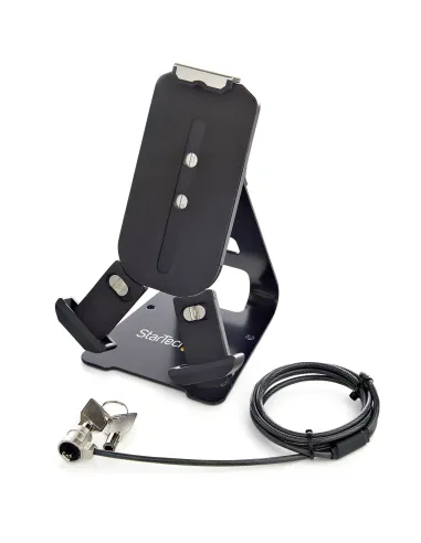 StarTech.com Soporte Seguro para Tablet con Cable de Seguridad con Candado K-Slot - Base para Tablets de 7,9 a 13 Pulgadas -
