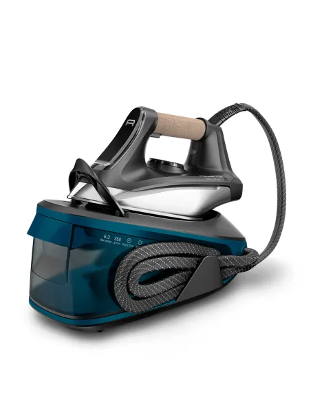 Rowenta Force Pro 350 VR7444 Estación de planchado a vapor accionada por bomba 2400 W 1,4 L Suela de Durilium Airglide Negro,