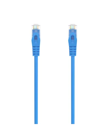 AISENS Cable de Red Latiguillo RJ45 LSZH Cat.6A 500 Mhz UTP AWG24, Azul, 2.0M