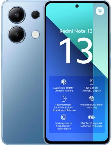 XIAOMI Redmi Note 13 6,67" 128GB 6GB Blue