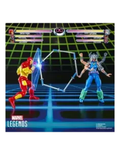 Figura hasbro marvel legends series iron man vs marvel's spiral