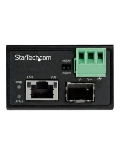 Conversor de medios fibra a ethernet startech industral