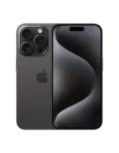 Telefono movil smartphone apple iphone 15 pro 5g - 256gb - 6.1 pulgadas negro acondicionado