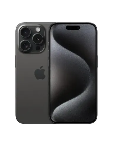 Telefono movil smartphone apple iphone 15 pro 5g - 256gb - 6.1 pulgadas negro acondicionado