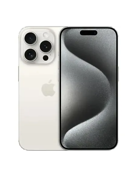 Telefono movil smartphone apple iphone 15 pro 5g - 256gb - 6.1 pulgadas blanco acondicionado