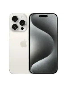 Telefono movil smartphone apple iphone 15 pro 5g - 256gb - 6.1 pulgadas blanco acondicionado ab