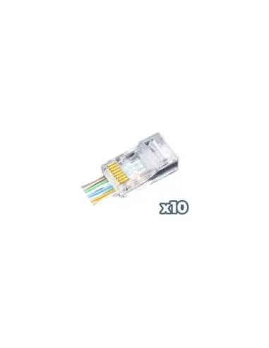 Conector RJ45 Phasak PHK 2240 Cat.6 UTP/ 10 uds