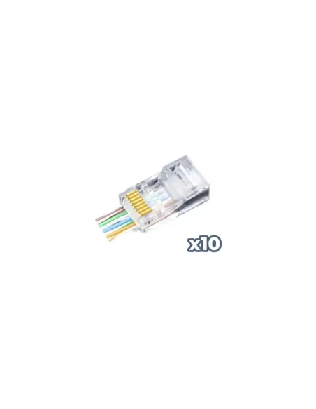 Conector RJ45 Phasak PHK 2240 Cat.6 UTP/ 10 uds