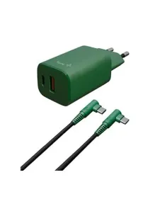 CARGADOR DUAL HUNE ECO 20W CABLE TIPO C LIGHTNING 2