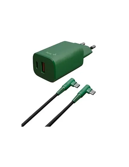 CARGADOR DUAL HUNE ECO 20W CABLE TIPO C A TIPO C