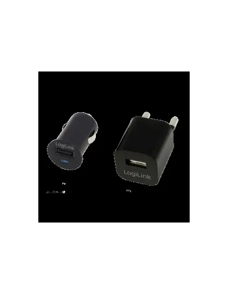 CARGADOR USB CASA/COCHE LOGILINK PA0076 5V/1A PA0076