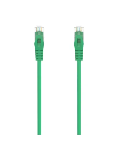 AISENS Cable de Red Latiguillo RJ45 LSZH Cat.6A 500 Mhz UTP AWG24, Verde, 25CM