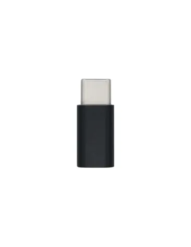 AISENS Mini Adaptador USB-С USB 2.0, Tipo Micro-B/H-USB-С/M, Negro