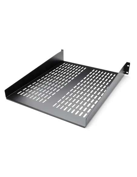 StarTech.com Bandeja para Rack 2U - Bandeja Ventilada Voladiza para Racks 19" de Equipos de Red - Acero de Servicio Pesado -