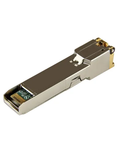 StarTech.com Paquete de 10 Módulos SFP Compatibles con Cisco GLC-T - 1000BASE-T - SFP a RJ45 Cat6   Cat5e - SFP Ethernet