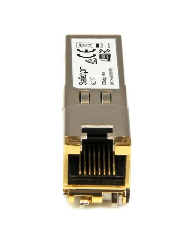 StarTech.com Paquete de 10 Módulos SFP Compatibles con Cisco GLC-T - 1000BASE-T - SFP a RJ45 Cat6   Cat5e - SFP Ethernet