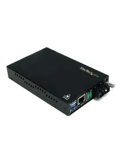 StarTech.com Conversor de Medios Ethernet 10 100 Mbps a Fibra Multi Modo Conector SC -2km